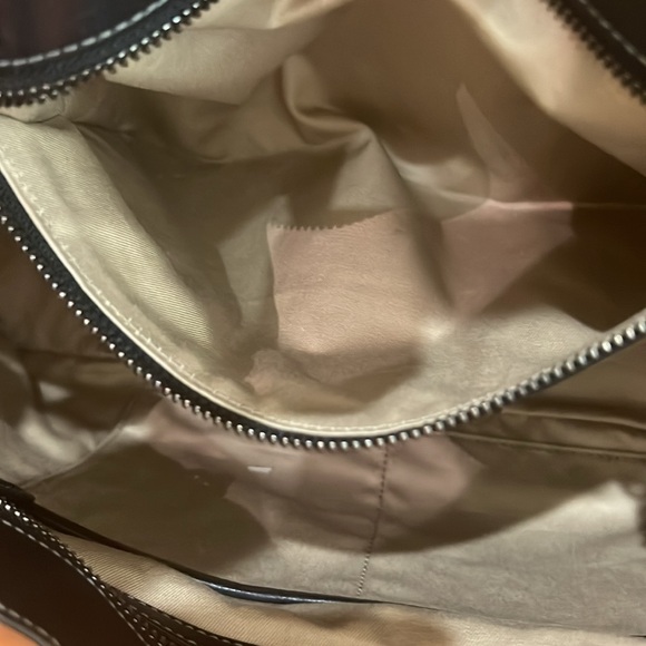 Reed Krakoff handbag, leather, black, brown and tan leather, 13”w, 10”h, 4”d - Picture 3 of 16